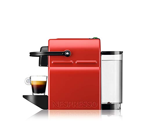 Machine à Café Inissia Rouge Rubis - Réservoir 0,7L, Système Capsules
