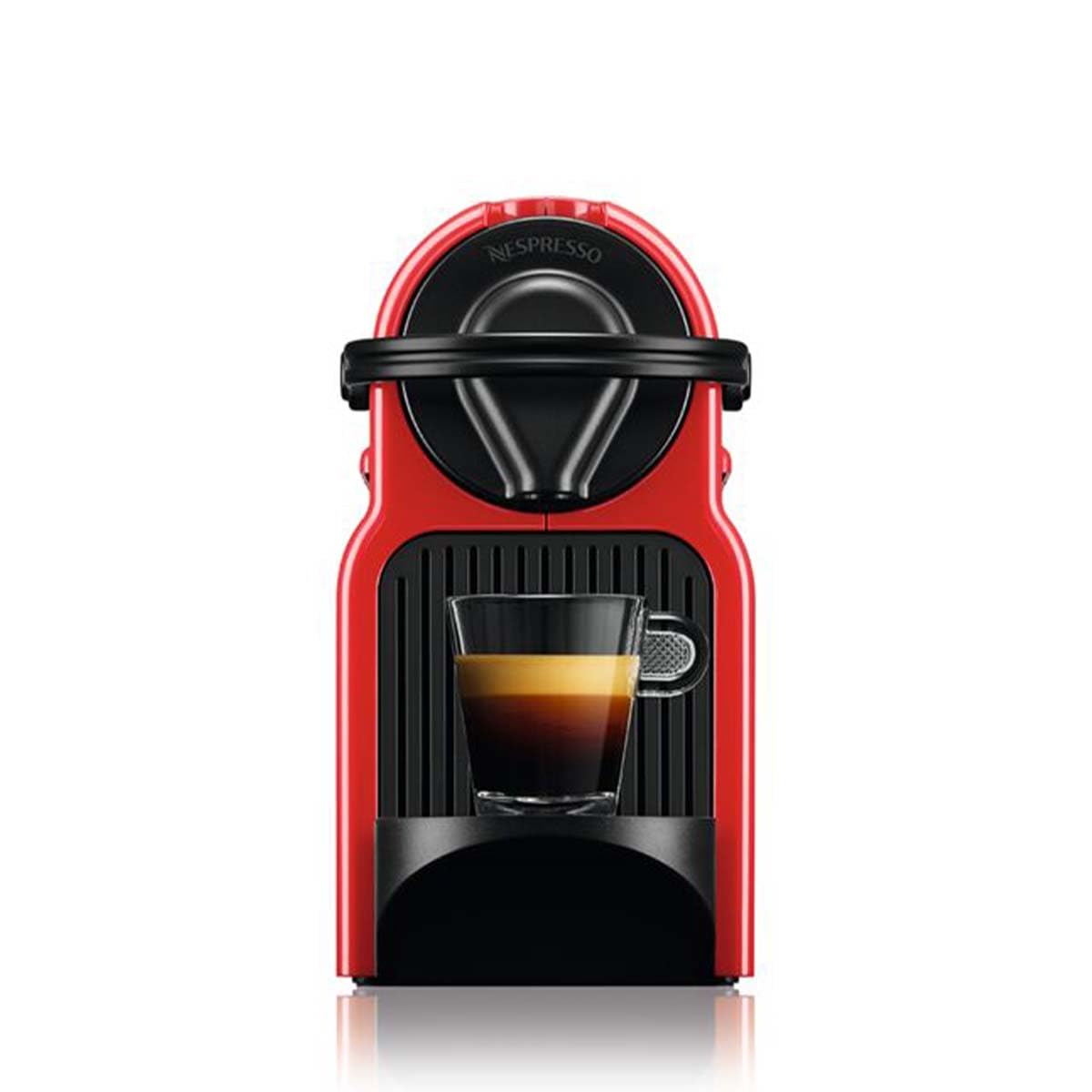 Machine à Café Inissia Rouge - Cafetière Espresso Compacte