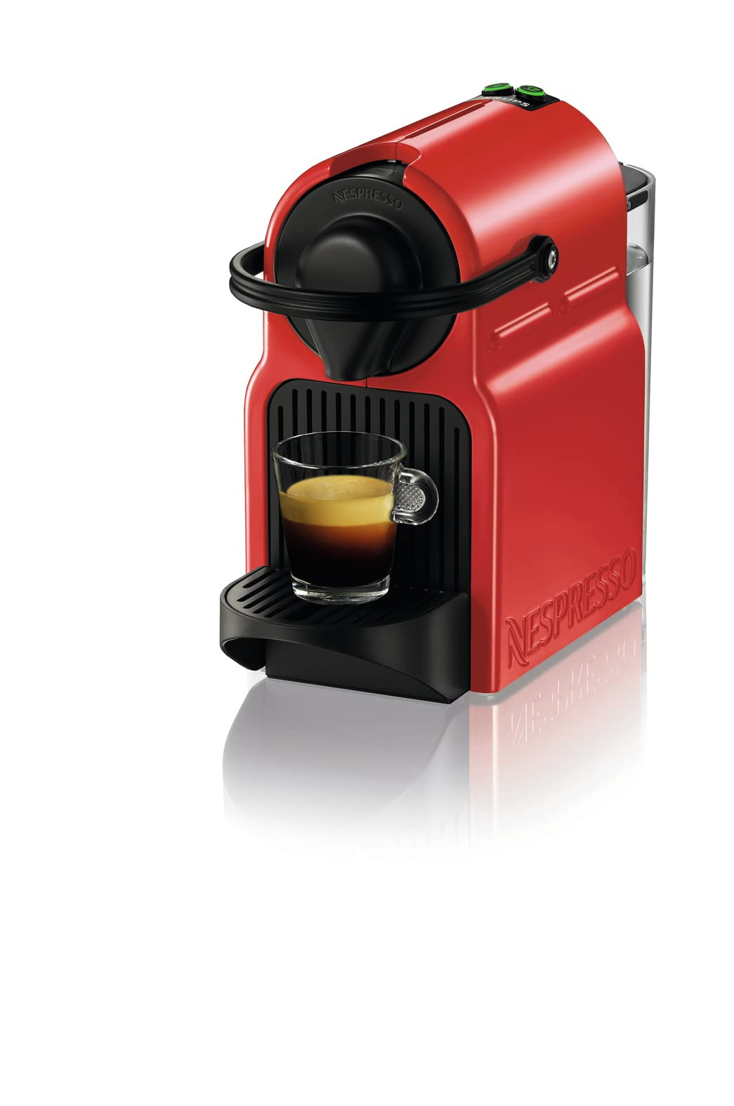 Machine à Café Inissia Rouge Rubis - Réservoir 0,7L, Système Capsules