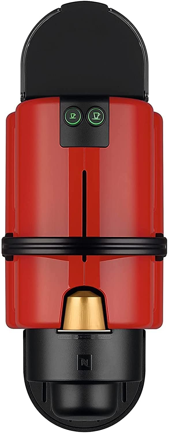 Machine à Café Inissia Rouge Rubis - Réservoir 0,7L, Système Capsules