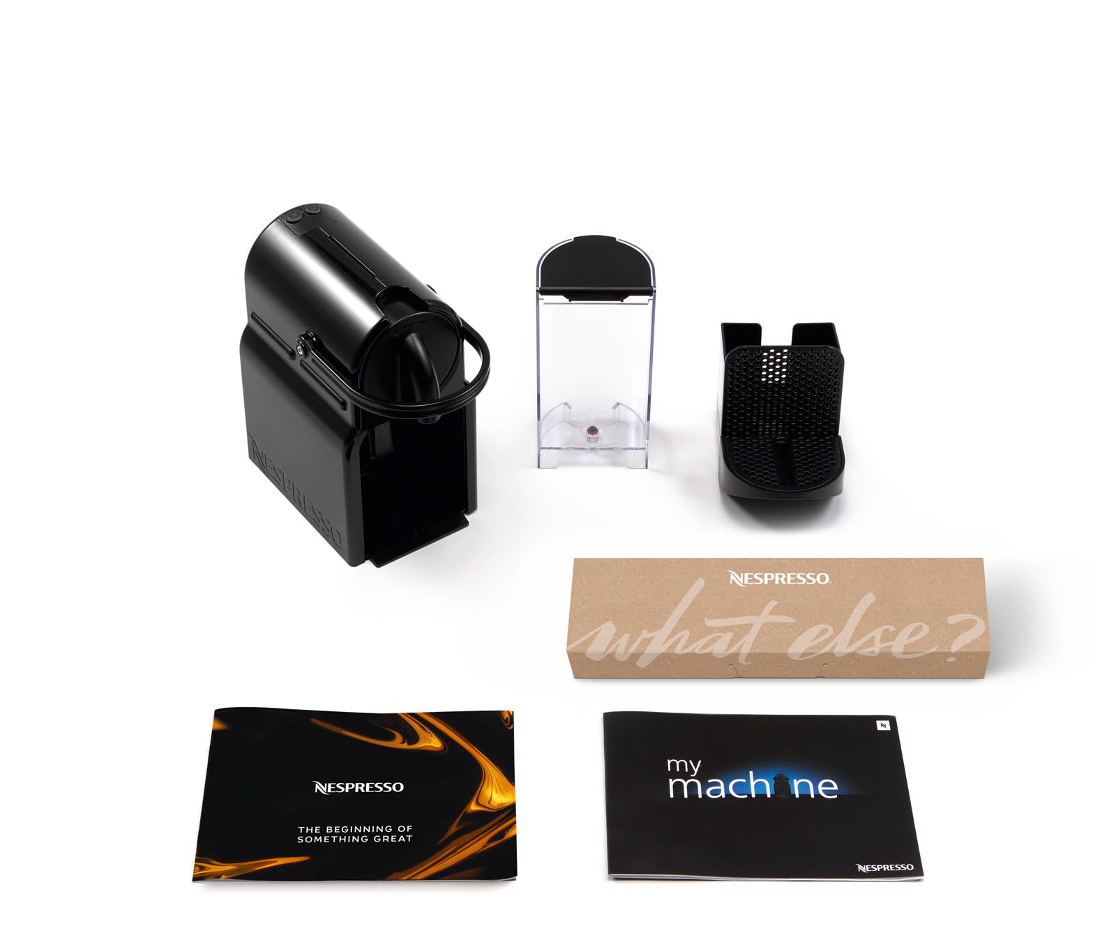 Machine à Café à Capsules Inissia Noir - Design Compact, 19 Bars, 1260W