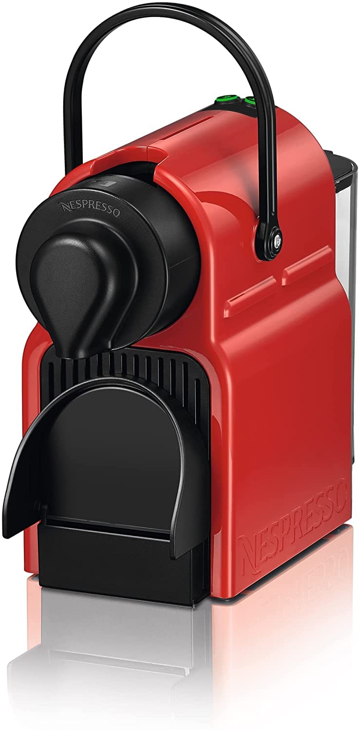 Machine à Café Inissia Rouge Rubis - Réservoir 0,7L, Système Capsules