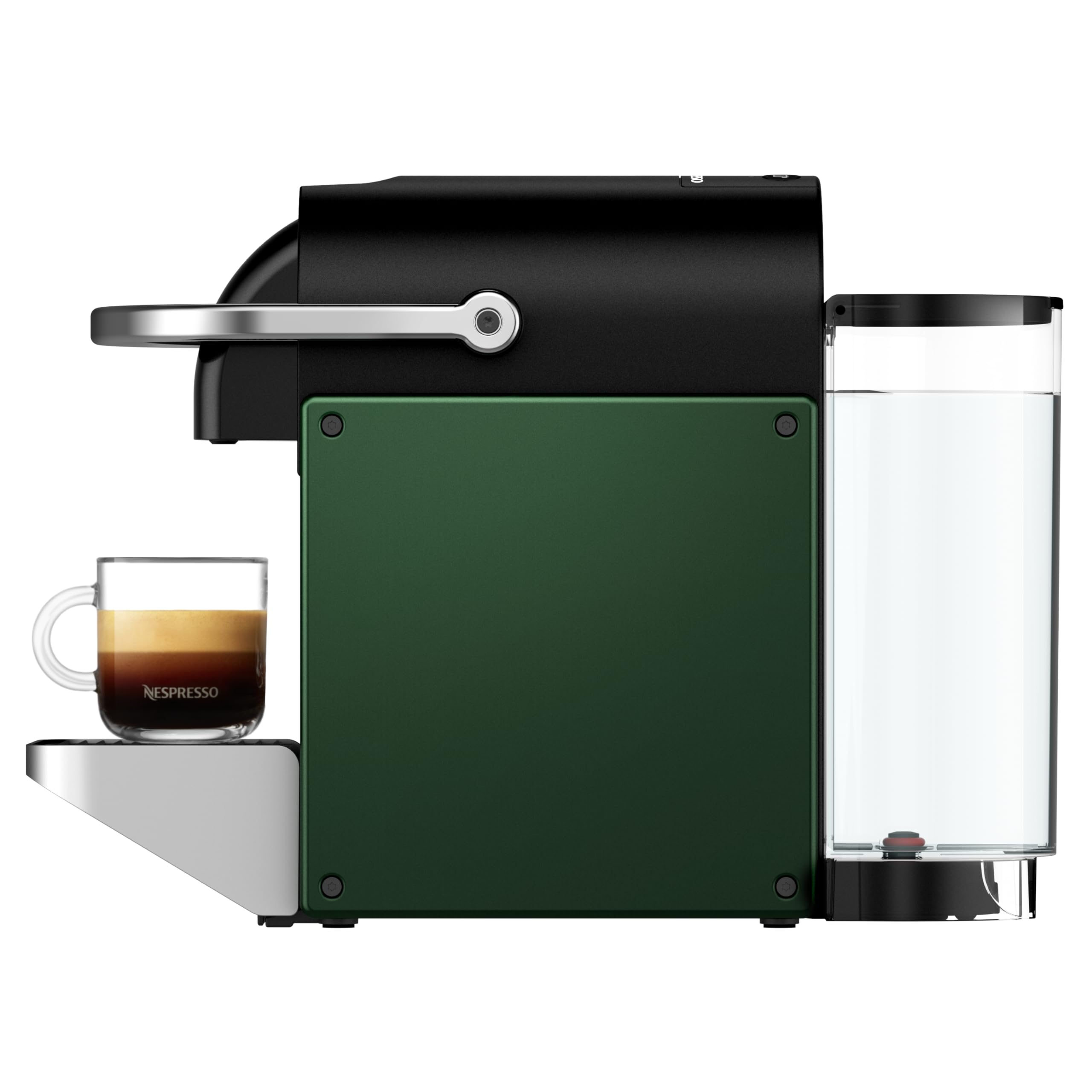 Machine à Café Pixie Vert Foncé - Compacte au Style Industriel